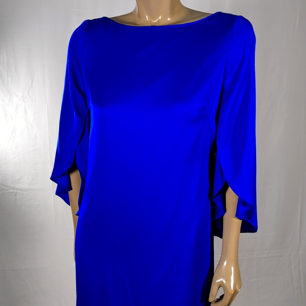 Blue flowy dress Small no tag